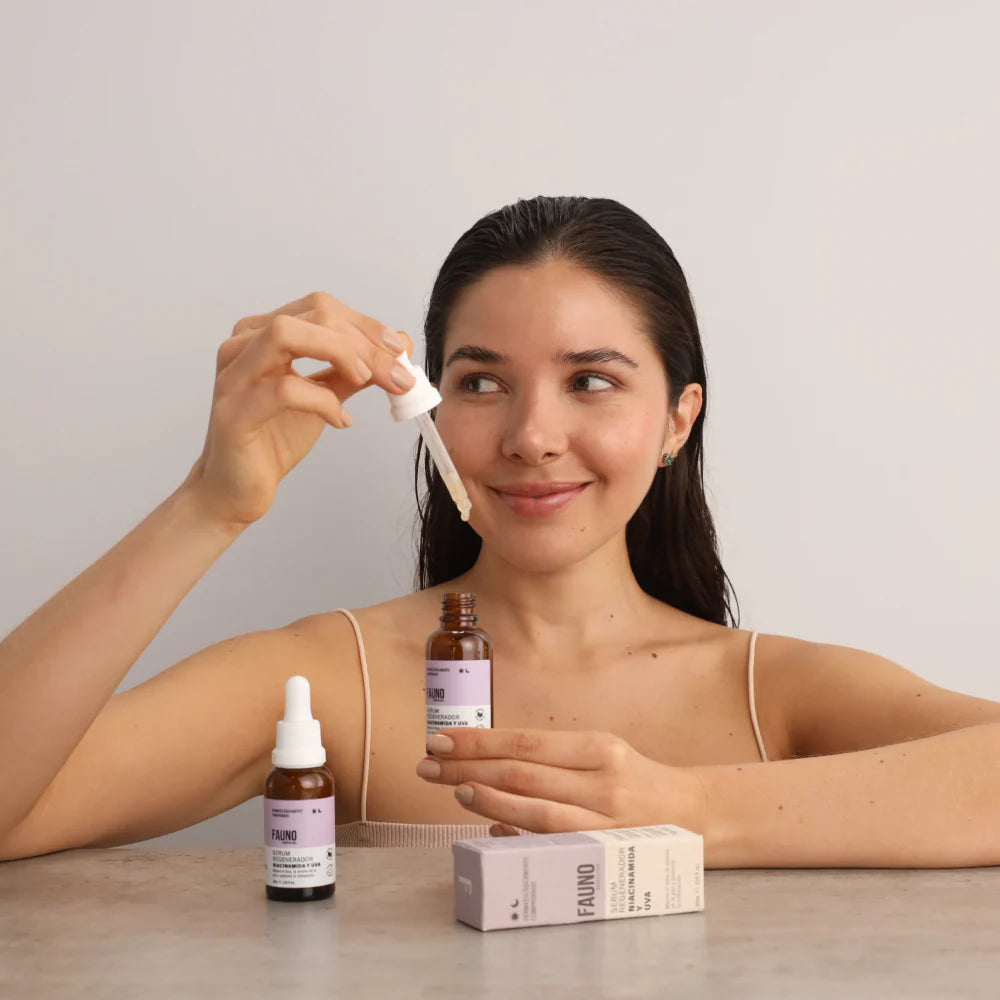 Sérum Regenerador Niacinamida y Uva FAUNO 30ml