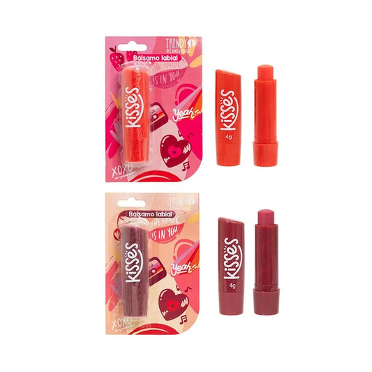 Brillo Lip Balm Kisses Rojo - Bálsamo hidratante