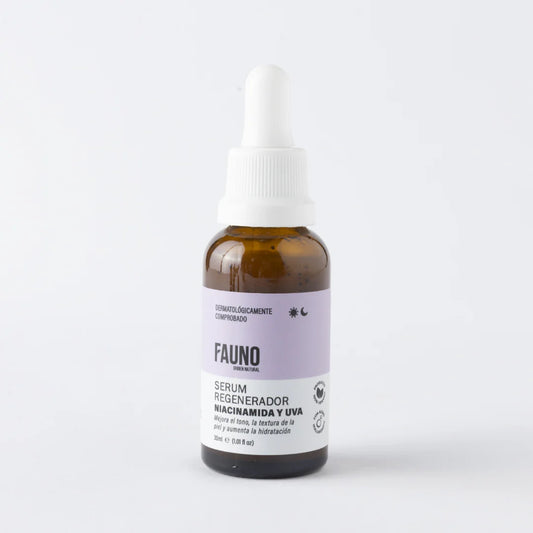 Sérum Regenerador Niacinamida y Uva FAUNO 30ml