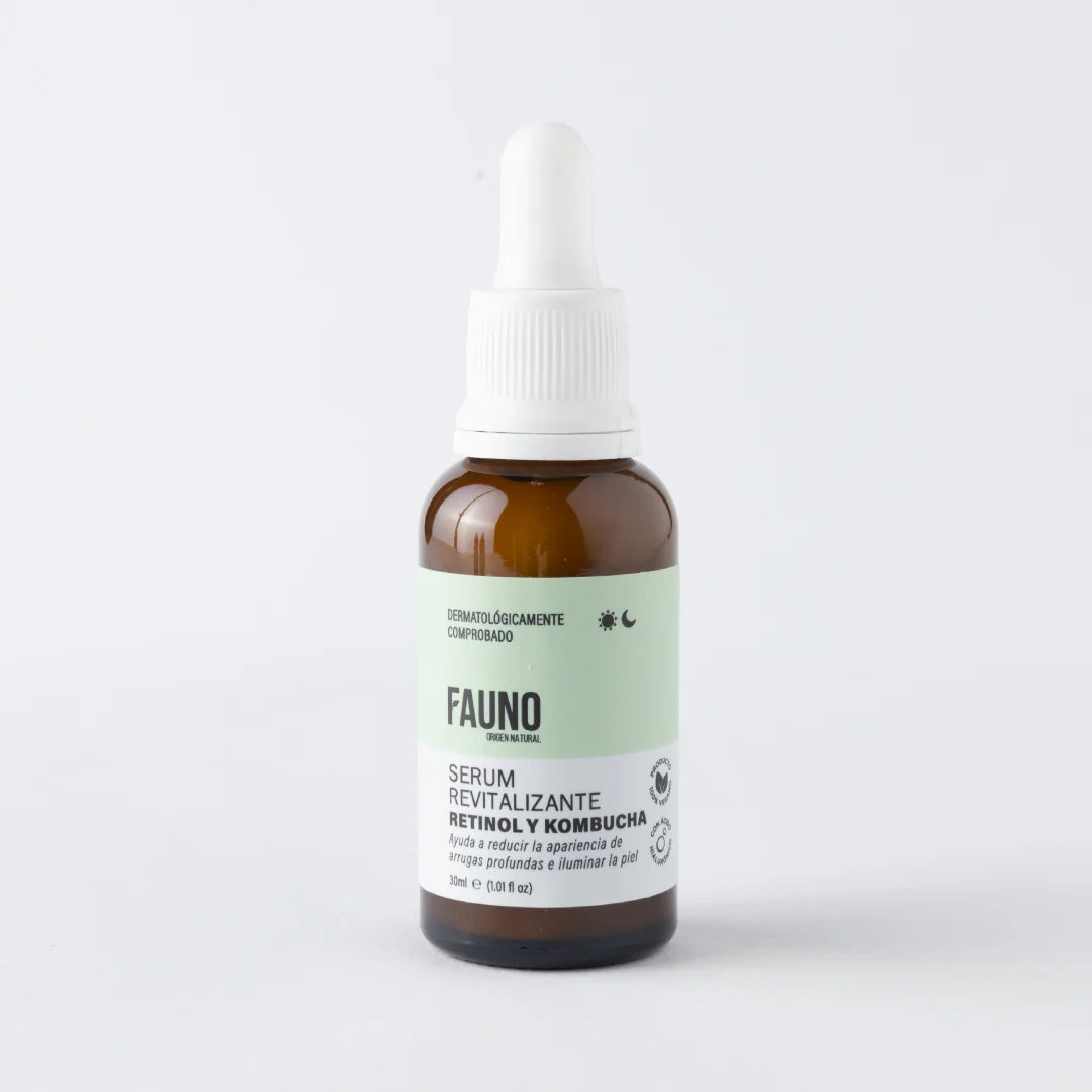 Sérum Revitalizante Retinol y Kombucha FAUNO 30ml