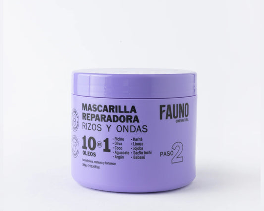 Mascarilla Capilar Rizos y Ondas 300g FAUNO