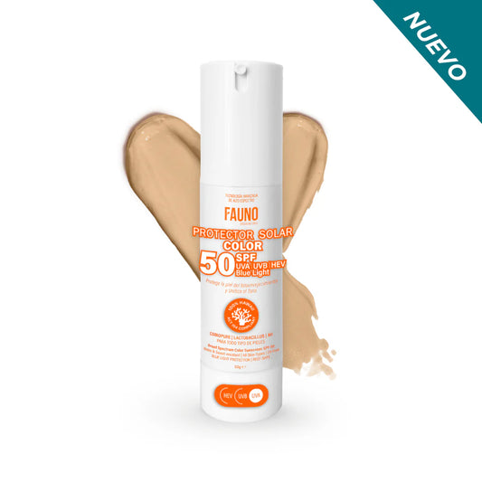 Protector Solar con Color SPF50 Fauno – Cobertura natural + protección UV-Alta
