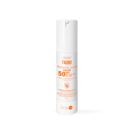 Protector Solar con Color SPF50 Fauno – Cobertura natural + protección UV-Alta